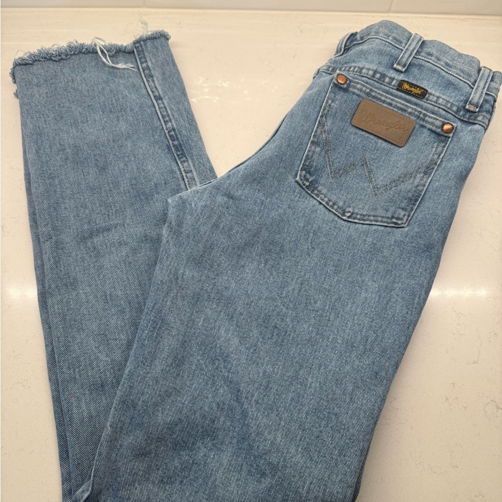 Wrangler Women's Light Blue Straight Leg Jeans